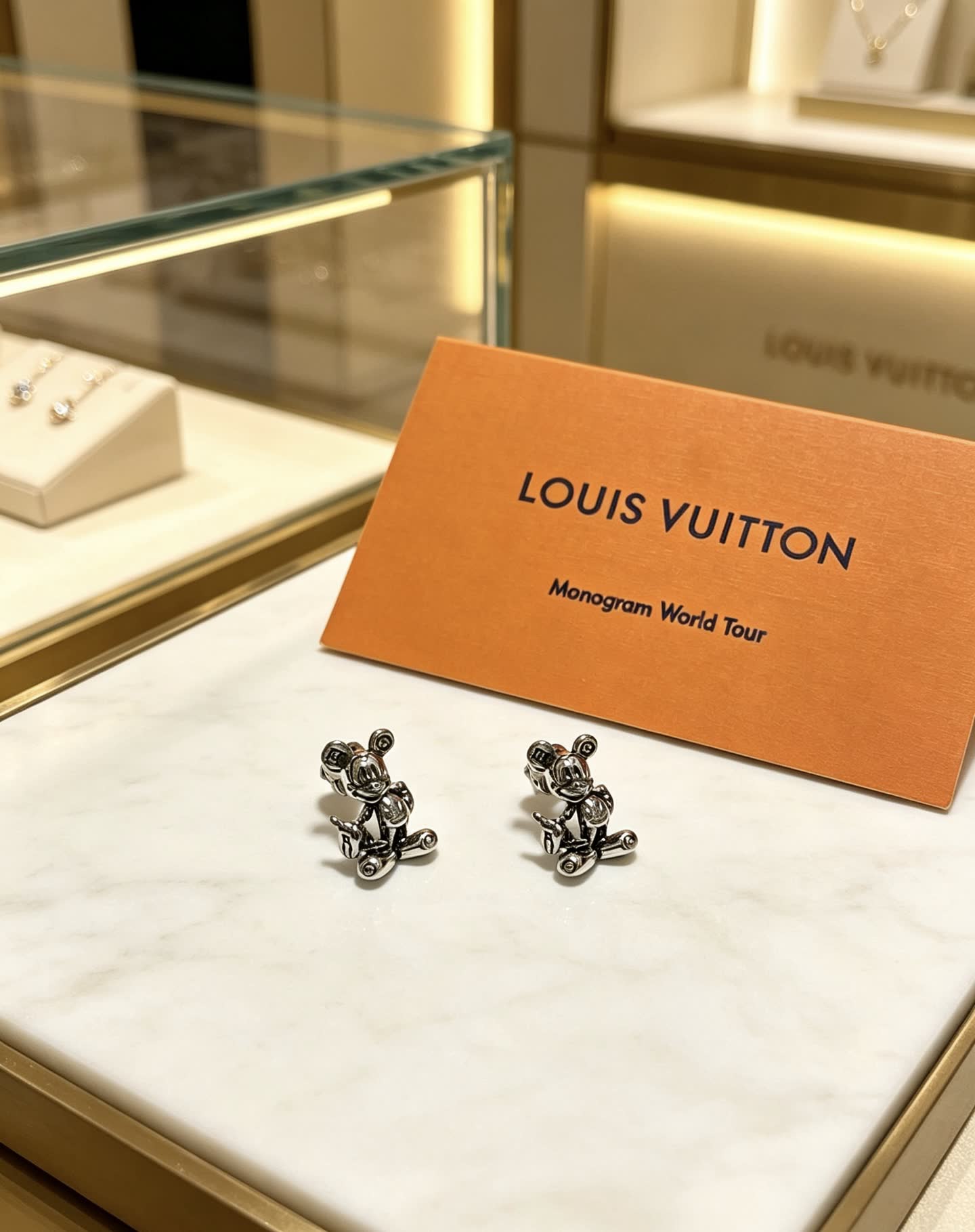 Louis Vuitton Mickey Mouse Earrings